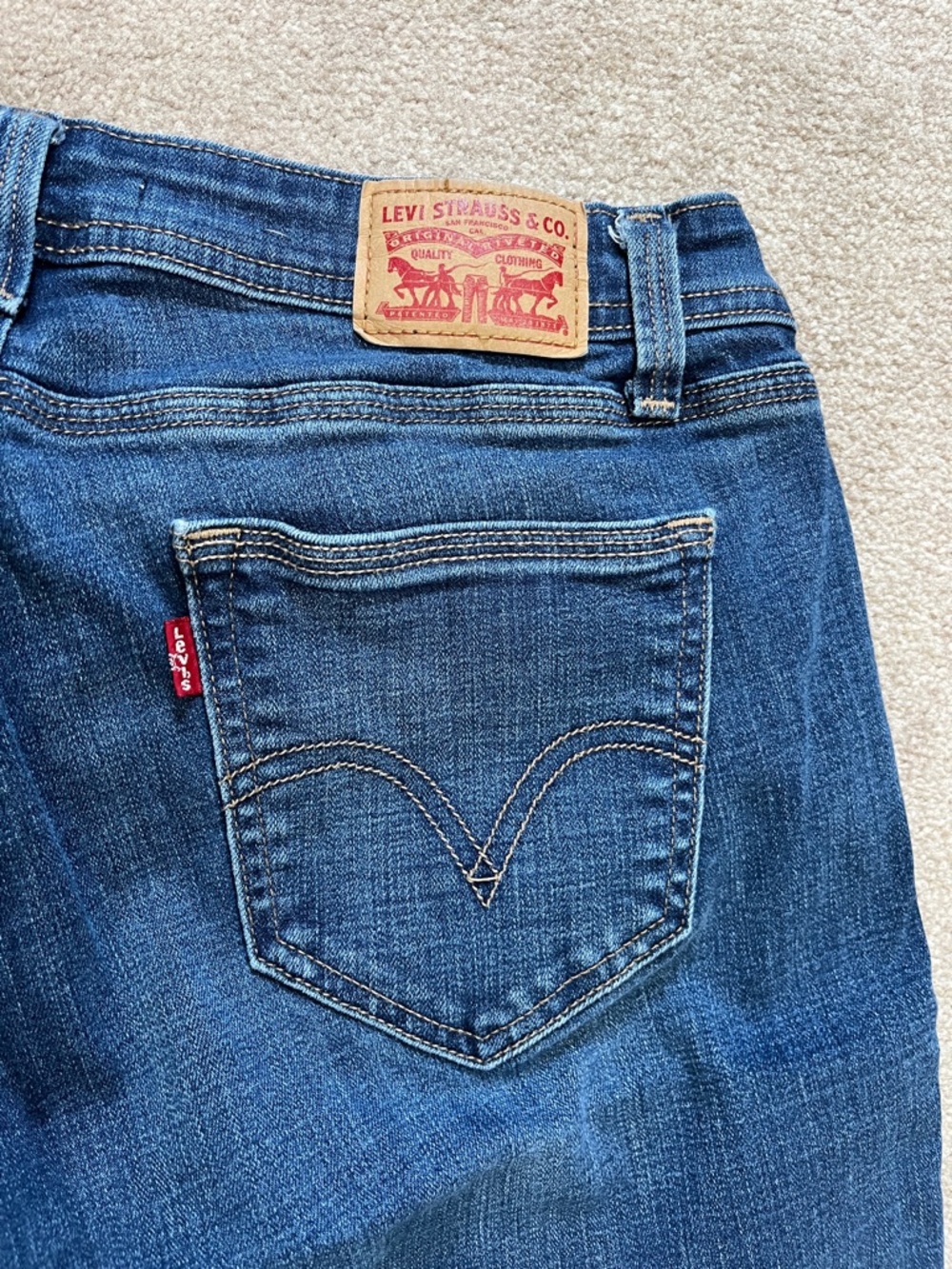 Levi's 529 Jeans Size 12 Curvy Bootcut 12S 31/30 - Picture 3 of 7